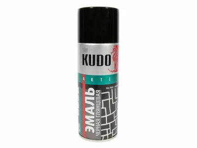 KUDO Краска глянцевая черная