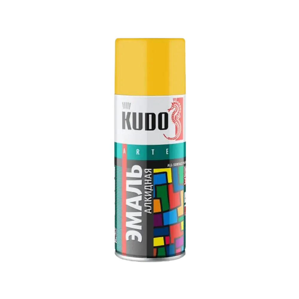 Эмаль лимонно-желтая KUDO 520мл