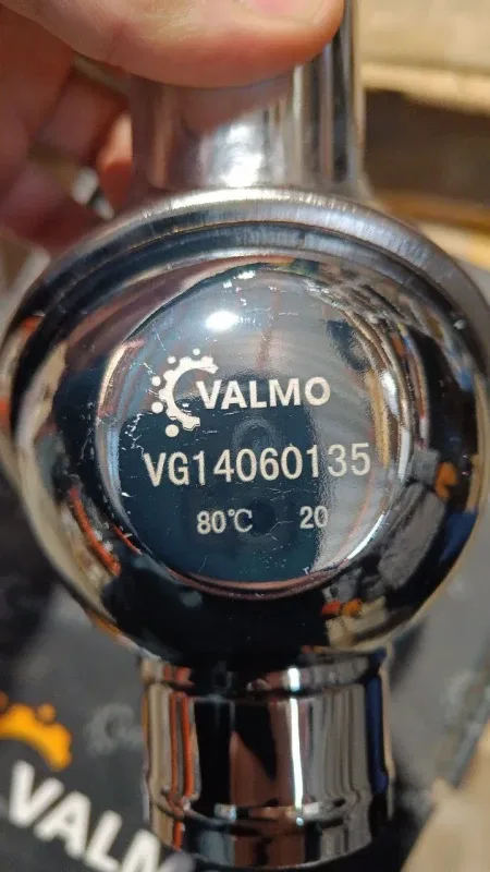 Термостат WP10/WD615 (в корпусе 80°C хром) VALMO