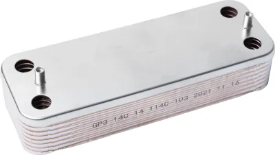 Теплообменник ГВС 12 пластин 172 мм Bosch3000/Buderus032( T14C-075,PHE.055)