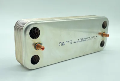 Теплообменник ГВС 12 пластин 17В2071206 (Protherm Ягуар, Lynx)
