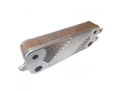 Теплообменник ГВС 12 пластин (Bosch/Buderus) 87186446230 Нrale, Era (аналог)