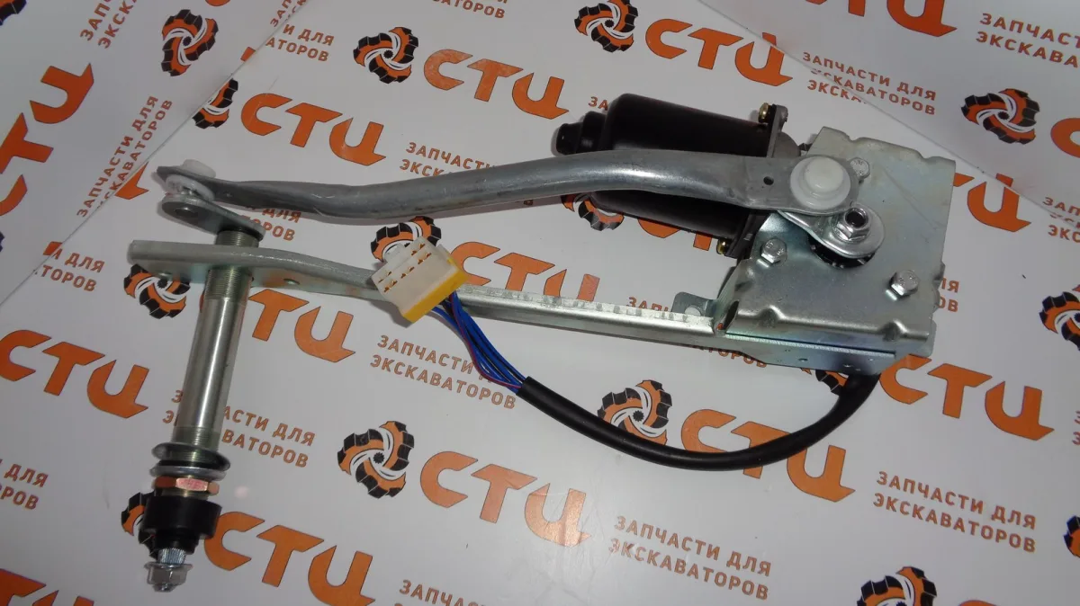 Мотор стеклоочистителя 20Y-54-52211 с тягой экскаватора Komatsu PC200-7
