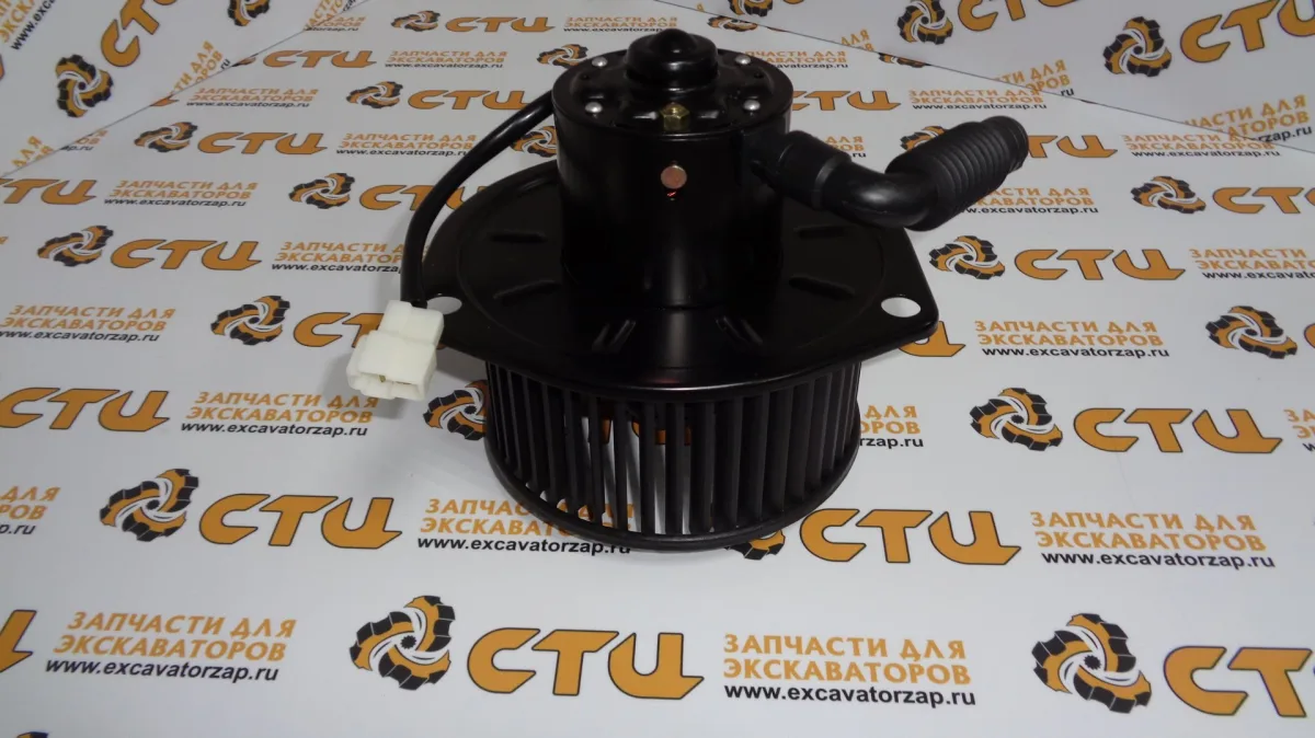 Мотор отопителя ND292500-0140 + 17M-911-3370 бульдозера Komatsu D155A, D155AX, D375A, D41E, D41P, D41PF, D60P, D61E, D61EX, D61PX, D63E, D65E, D65EX, D65P, D65PX, D85E, D85ESS