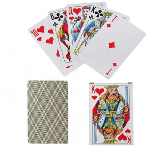Карты игральные, 54 карты, с пластиковым покрытием