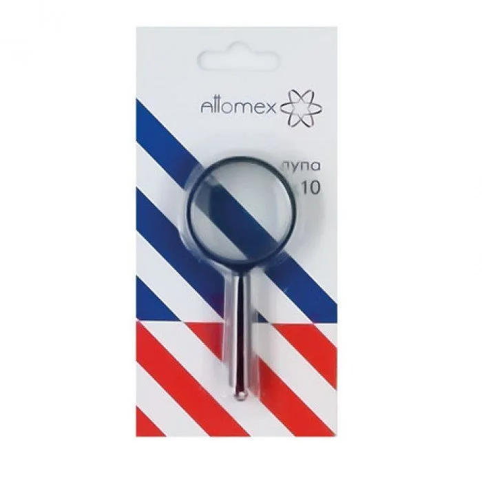 Лупа 10-кратное увеличение d=40мм Attomex