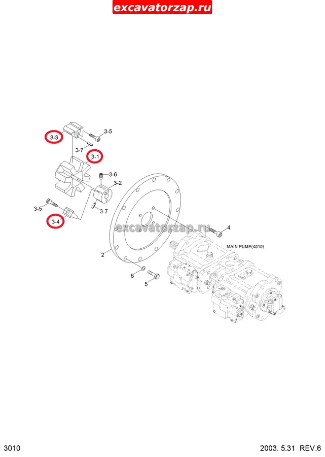 Муфта соединительная без серцевины 2418R272F1