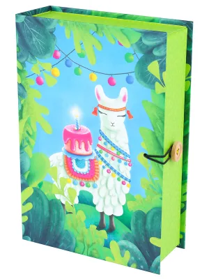Коробка-книга "Лама" (120х180х50) КК-4837