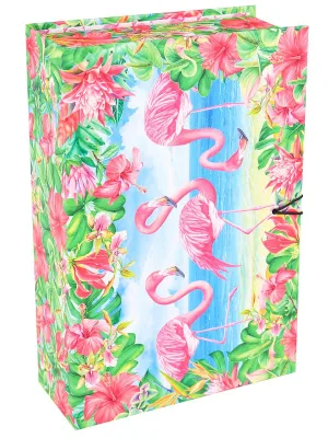 Коробка-книга "Фламинго" (120х180х50) КК-4836