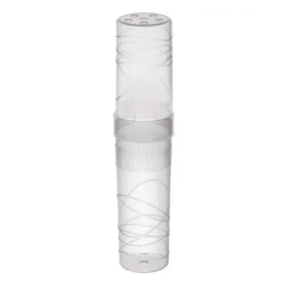 Пенал-тубус, 195*45 СТАММ "Crystal", пластик, прозрачный