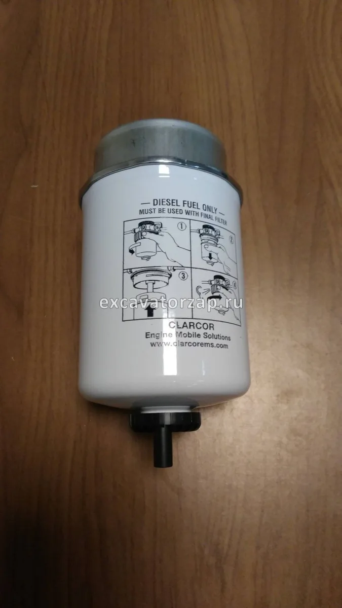 Фильтр топливный 87803444 экскаватора погрузчика New Holland B110, B115