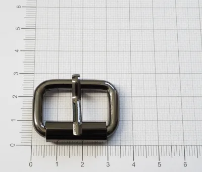 Пряжка с роликом. Черный никель (25 мм)