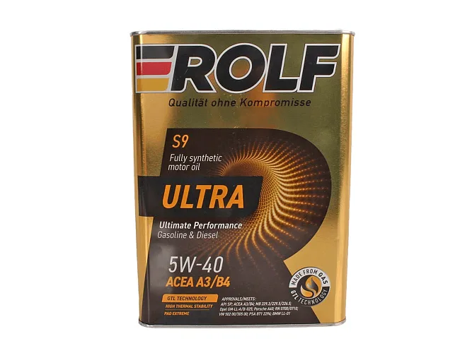 Масло моторное ROLF 5W40 ULTRA A3/B4 4л
