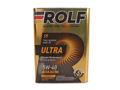 Масло моторное ROLF 5W40 ULTRA A3/B4 4л