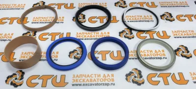 Ремкомплект G110046 (Аналог, КНР) гидроцилиндра заднего ковша экскаватора погрузчика New Holland B110