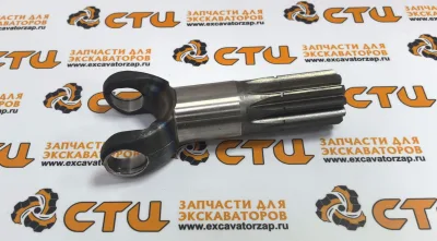 Полуось короткая 046254 переднего моста экскаватора погрузчика New Holland LB75.B, LB90.B, 655E, NH85TLB, LB75, LB75CP, 555E, LB90, 575E, 675E, LB95, LB110.B, LB110, B110, B95, B95LR, B95TC