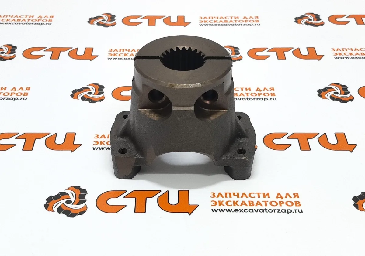 Фланец 132707 переднего моста экскаватора погрузчика New Holland B110, B115