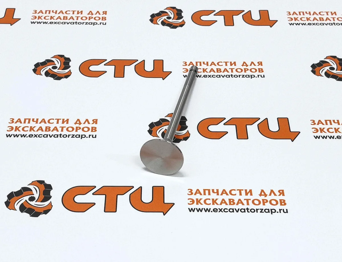 Клапан 4895051 (АНАЛОГ. Турция) выпускной двигателя экскаватора погрузчика New Holland