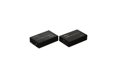 Удлинитель HDMI по витой паре VCOM до 60м, extender +2 блока питания DD471