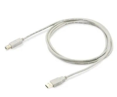 Кабель USB2.0 Buro USB A(m) - USB B(m), 1.8м, серый