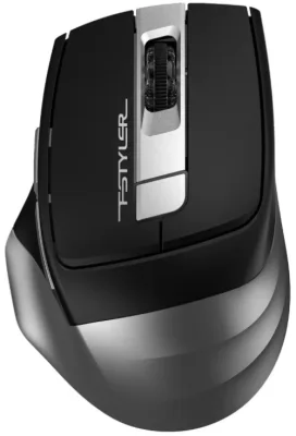 Мышь беспроводная A4TECH Fstyler FB35, Bluetooth/Радио, оптическая, USB, 2000dpi, серый