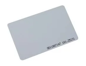 Карта тонкая с номером ST-PC020MF, Mifare стандартная