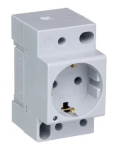 Розетка модульная на дин-рейку РМ-102 2P+PEN 16A 220В (18012DEK)