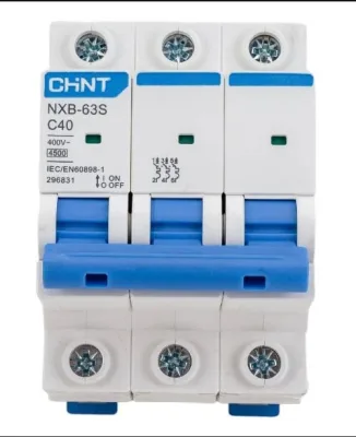 Выключатель автоматический модульный 3п C 40А 4.5кА NXB-63S (R) CHINT 296831