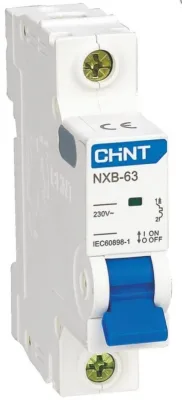 Выключатель автоматический модульный 1п C 10А 4.5кА NXB-63S (R) CHINT 296709