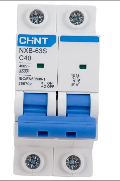 Выключатель автоматический модульный 2п C 40А 4.5кА NXB-63S (R) CHINT 296792