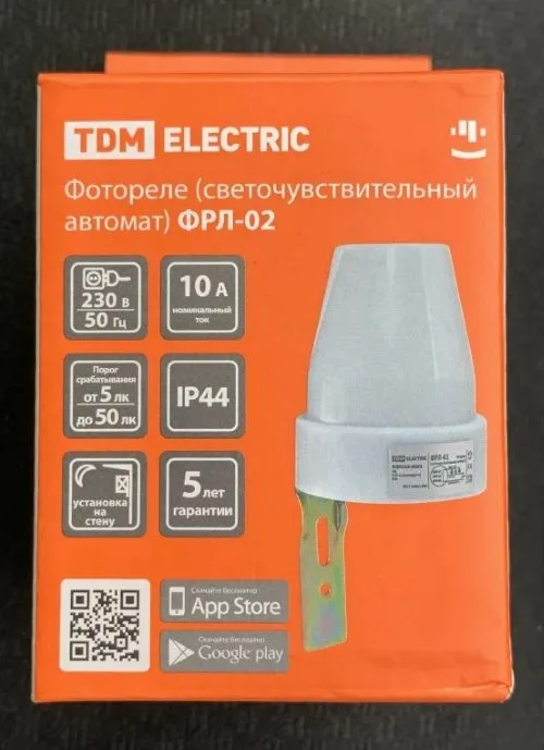 Фотореле TDM ФРЛ-02 10А, 0324-0002