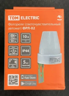 Фотореле TDM ФРЛ-02 10А, 0324-0002