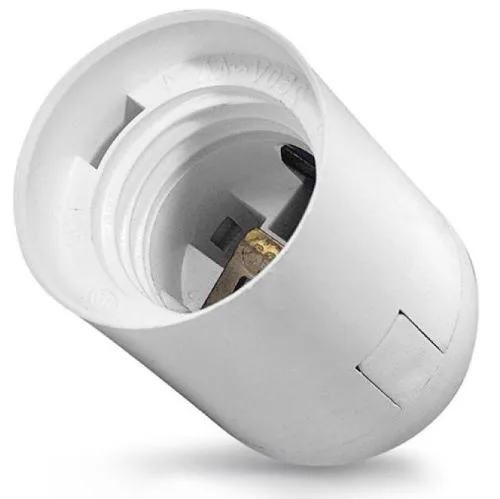 Патрон пластиковый подвесной Е27 бел. TOKOV ELECTRIC TKE-C01-PPL-27