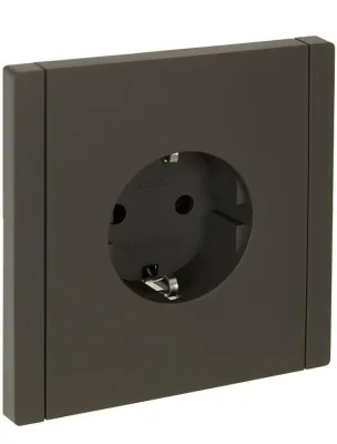 Розетка СП FORTE&PIANO FP316 16А с заземл. без защ. шторок винт. крепл. сер. IEK FP-R11-16-K03