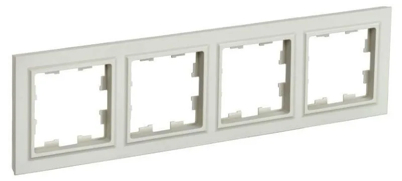 Рамка 4-м BRITE РУ-4-БрКр беж. IEK BR-M42-K10