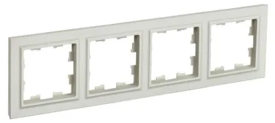 Рамка 4-м BRITE РУ-4-БрКр беж. IEK BR-M42-K10