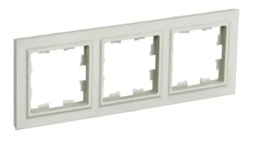 Рамка 3-м BRITE РУ-3-БрКр беж. IEK BR-M32-K10