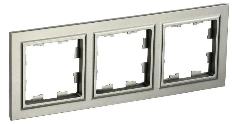 Рамка 3-м BRITE РУ-3-БрШ шампань IEK BR-M32-K37