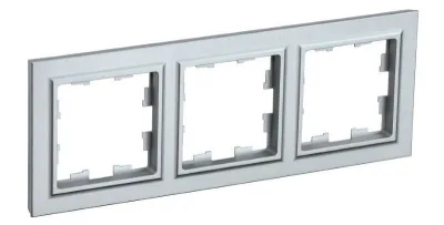 Рамка 3-м BRITE РУ-3-БрА алюм. IEK BR-M32-K47