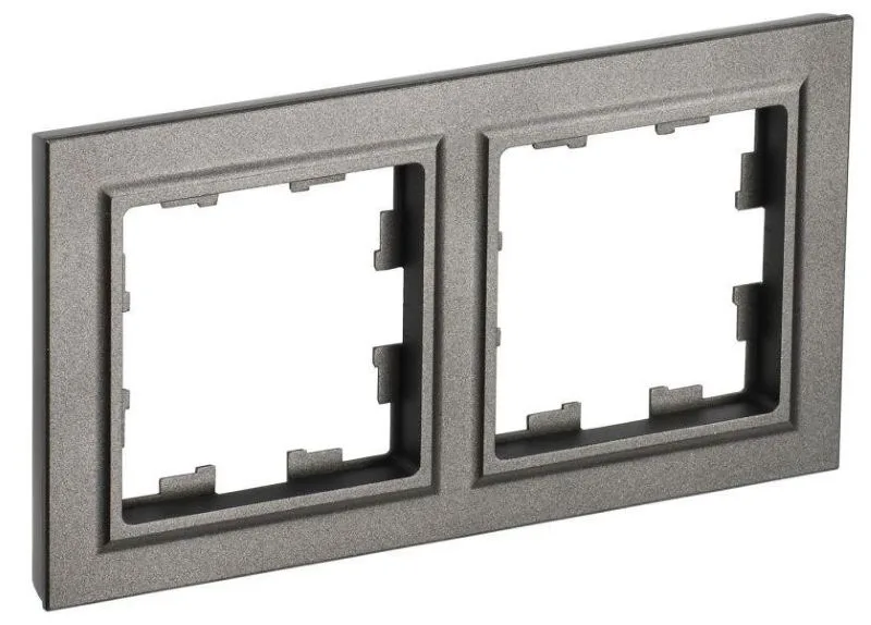 Рамка 2-м BRITE РУ-2-БрШ шампань IEK BR-M22-K37