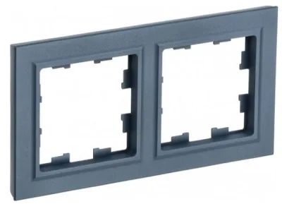 Рамка 2-м BRITE РУ-2-БрМ маренго IEK BR-M22-K35