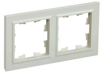 Рамка 2-м BRITE РУ-2-БрКр беж. IEK BR-M22-K10
