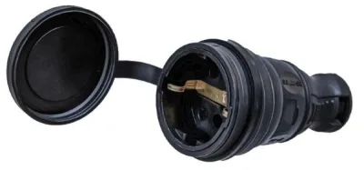 Розетка 1-м 16А с заземл. каучук TOKOV ELECTRIC TKE-C05-KR-Z