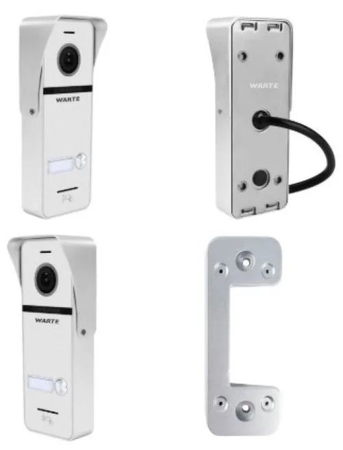 Вызывная панель WARTE-DP-04PR MHD белый (АРКО) мультиформатная видеодомофона 2mp 148 градусов с подд