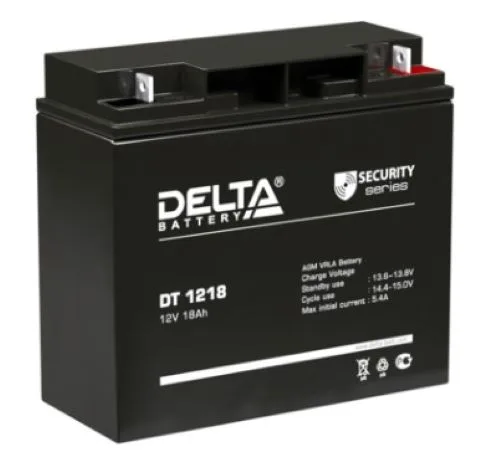 Delta DT 1218, Аккумулятор герметичный свинцово-кислотный