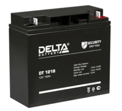 Delta DT 1218, Аккумулятор герметичный свинцово-кислотный