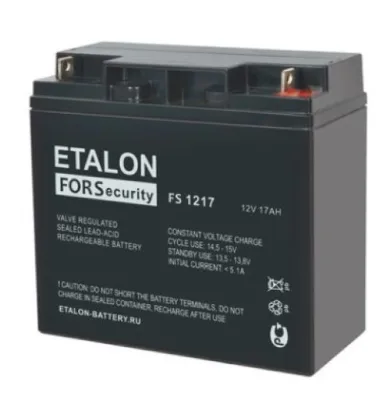 Аккумулятор ETALON FS 12В 17Ач (FS 1217 )