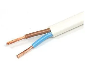 Провод соединительный ШВВПмб 2х0,75 белый (SQ0120-0302)