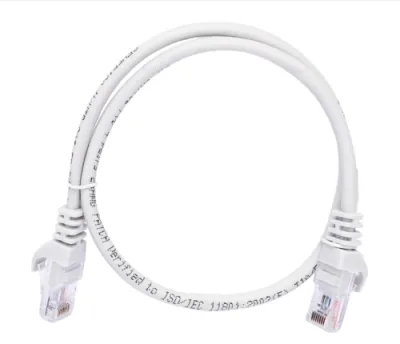 Шнур коммутационный (патч-корд) кат. 5Е UTP 0,5м серый GENERICA PC01-C5EU-05M-G