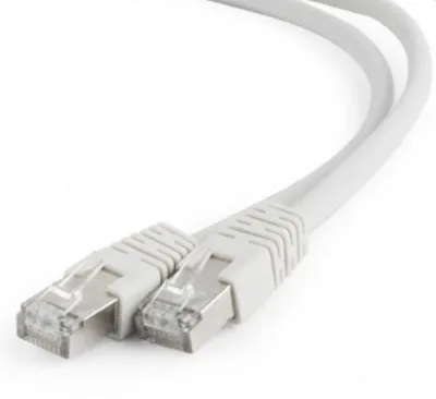 Патч-корд F/UTP RJ45-RJ45, CAT 5e, ZH нг(А)-HF, серый, 0,5м REXANT (18-8001-1)